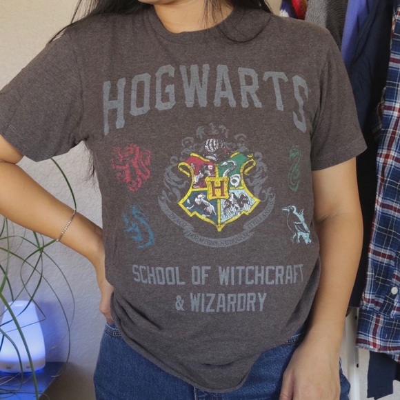 Officially Licensed Hogwarts Express Women's T-Shirt – Heather Grey, X-Large, Harry Potter Apparel - View #4